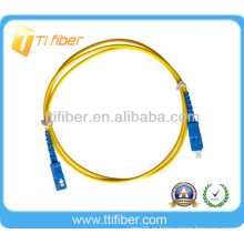 Alta qualidade SC UPC SM Fibra Óptica Patch Cord